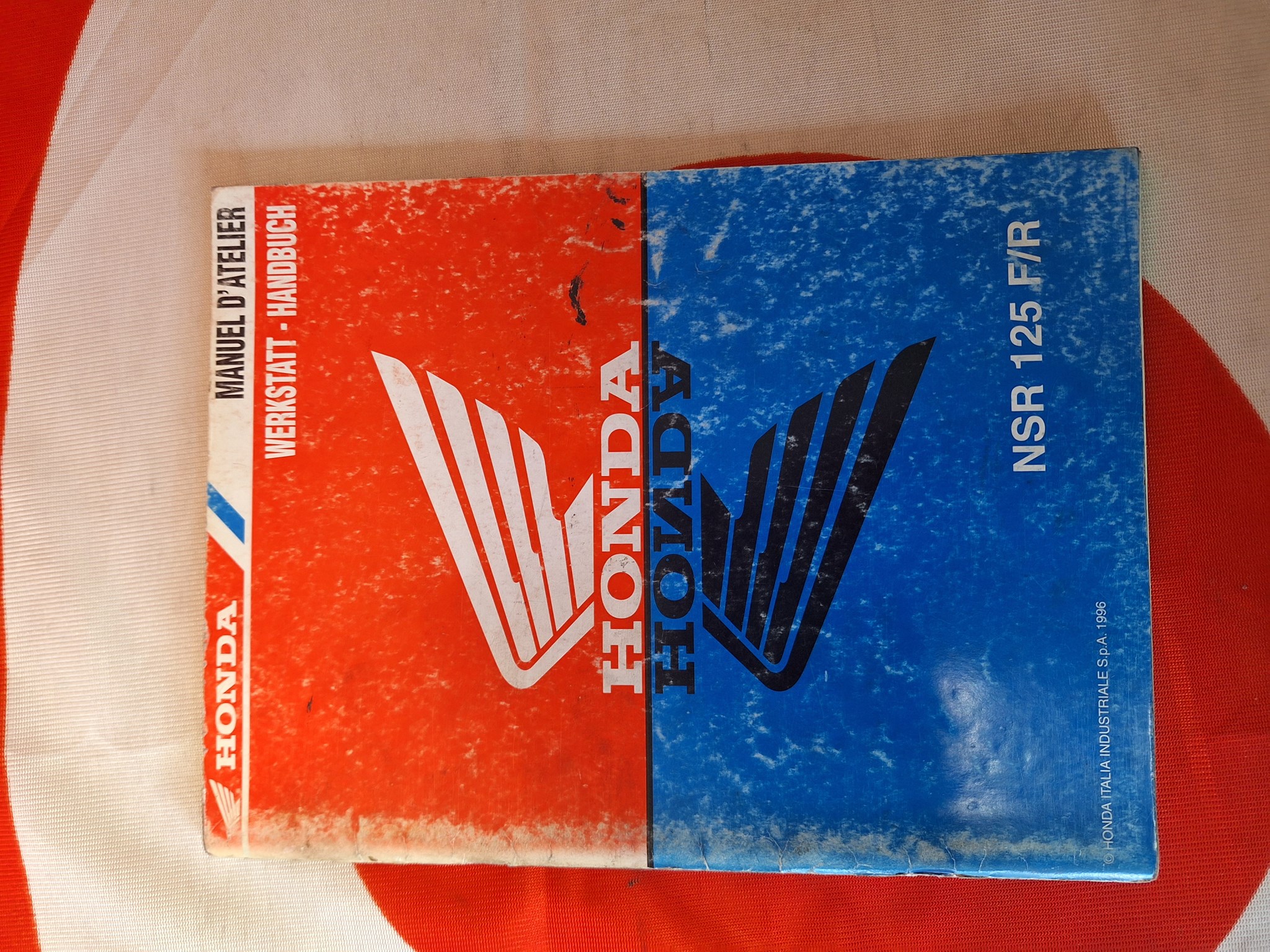 Picture of Werkstatthandbuch Nachtrag Honda  NSR125F R